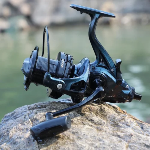 Full Metal Fishing Reel With Eva Handle Spinning Reel Drag Power 30kg Free Wire Cup