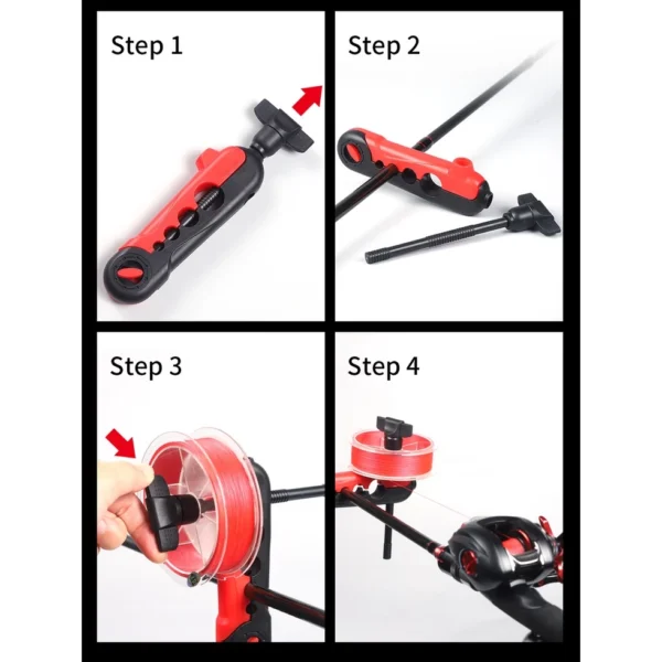 Fishing Line Winder Portable Reel Line Spooler Machine Spinning Reel Baitcasting Reel Spooling Carp Fishing Equipment